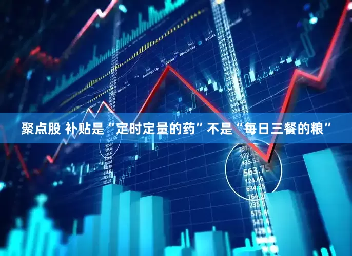 聚点股 补贴是“定时定量的药”不是“每日三餐的粮”